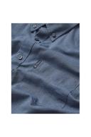 Ben Sherman Signature Organic Oxford Short Sleeve Shirt Dark Blue 4XL