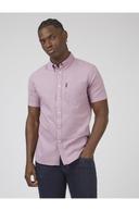 Ben Sherman Signature Organic Oxford Short Sleeve Shirt Grape XXX-Large