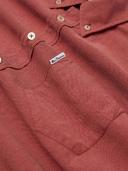 Ben Sherman Signature Organic Oxford Short Sleeve Shirt X-Large Dark Pink