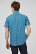 Ben Sherman Signature Organic Oxford Short Sleeve Shirt XXX-Large Wedgewood