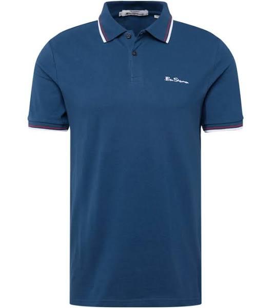 Ben Sherman Signature Polo in Blue XL