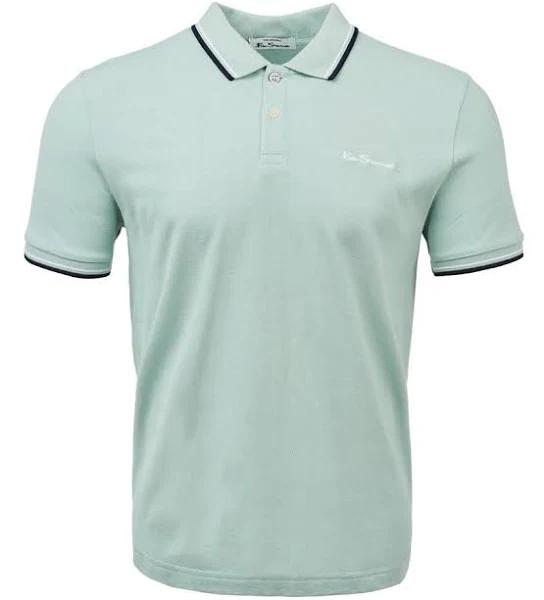 Ben Sherman Signature Polo in Eggshell Green L