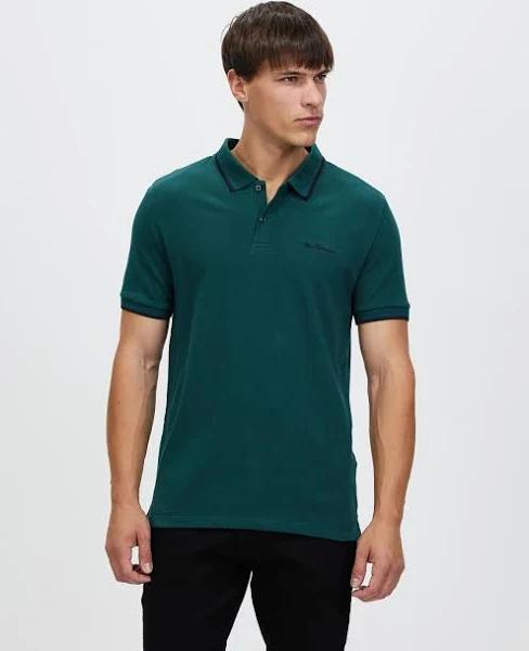 Ben Sherman Signature Polo in Green S