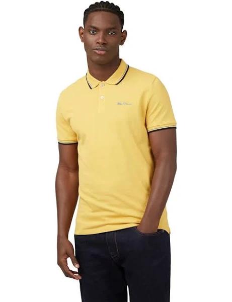Ben Sherman Signature Polo in Yellow L