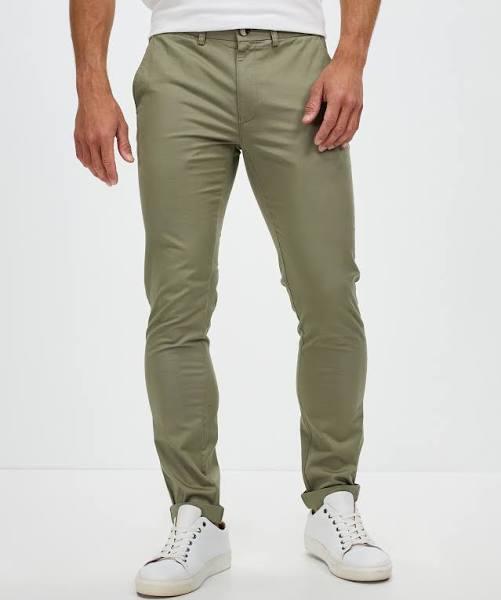 Ben Sherman Signature Skinny Stretch Chino Litchen Green Size 36