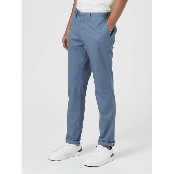 Ben Sherman Signature Slim Stretch Chino Blue Shadow Size 28