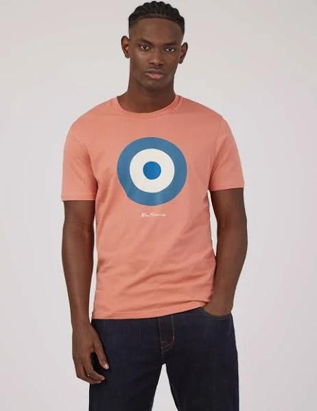 Ben Sherman Signature Target Tee Large Dark Pink