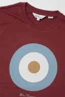 Ben Sherman Signature Target Tee Maroon Small