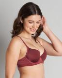 Bendon Body Contour Bra in Oxblood Red Red 16 B