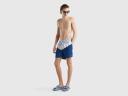 Benetton, Color Block Swim Trunks, Size XL, Blue, Men