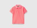Benetton, Neon Polo in Organic Cotton, Size 110, , Kids