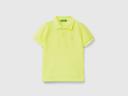Benetton, Neon Polo in Organic Cotton, Size 90, , Kids