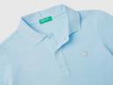 Benetton, Neon Polo in Organic Cotton, Size M, , Kids