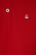 Benetton, Short Sleeve Polo in Organic Cotton, Size 90, Red, Kids