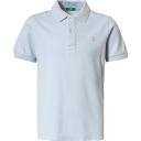 Benetton, Slim Fit Polo in 100% Organic Cotton, Size 2XL, Sky Blue, Kids