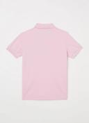 Benetton, Slim Fit Polo in 100% Organic Cotton, Size XL, Pink, Kids