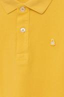 Benetton, Slim Fit Polo in 100% Organic Cotton, Size XL, Yellow, Kids