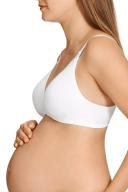 Berlei Barely There Cotton Rich Wirefree Maternity Bra - White