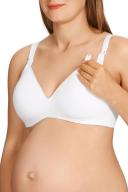 Berlei Barely There Cotton Rich Wirefree Maternity Bra - White