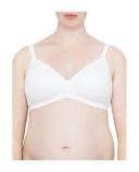 Berlei Barely There Cotton Rich Wirefree Maternity Bra - White