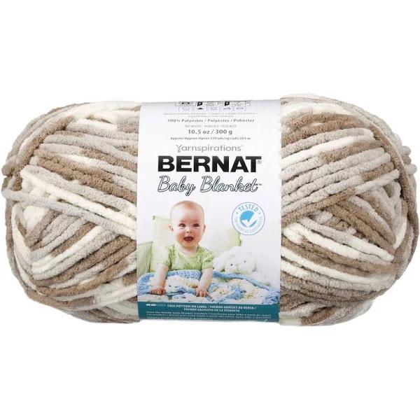 Bernat Baby Blanket Big Ball Yarn - Little Sand Castles 10.5oz/300g
