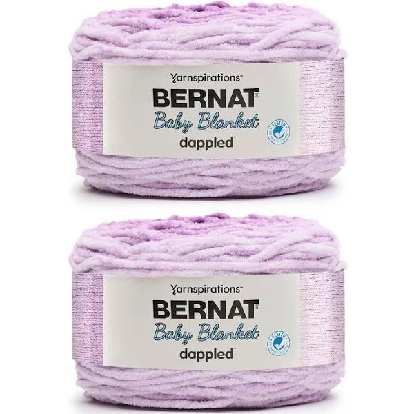 Bernat Baby Blanket Dappled Yarn, 2 Pack, Crocus Faerie 2 Count
