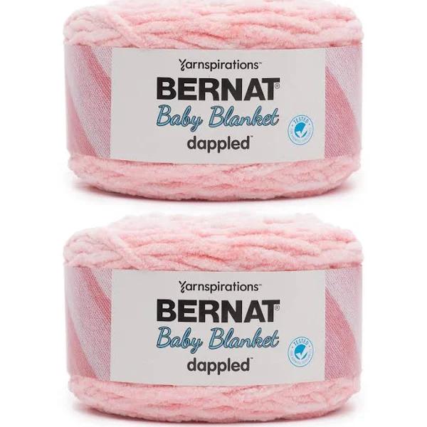 Bernat Baby Blanket Dappled Yarn, 2 Pack, Ever After Pink 2 Count