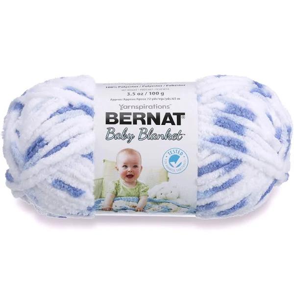 Bernat Baby Blanket Yarn - Little Denim Print - 3.5oz/100g