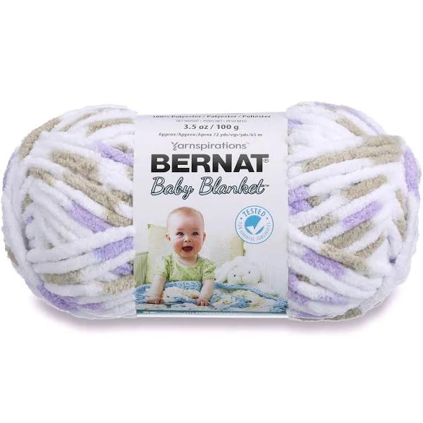 Bernat Baby Blanket Yarn - Little Lilac Dove Print