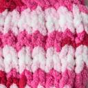 Bernat Blanket Brights Big Ball Yarn Raspberry Ribbon Variegated