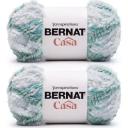 Bernat Casa Cream 2 Pack of 226g/8oz-Polyester-6 Super Bulky-Knitting/Crochet Yarn