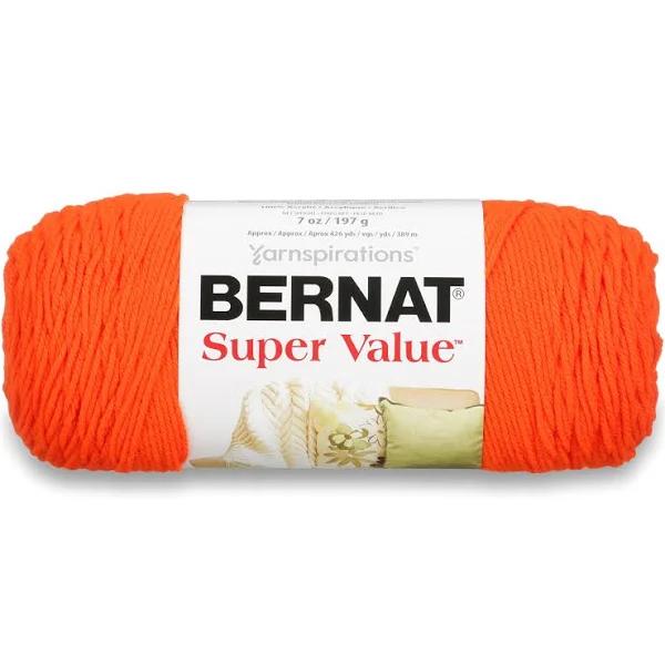 Bernat Super Value Solid Yarn-carrot