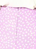 Berrylush Women Purple & White Abstract Printed Flared A-Line Midi Skirt 16