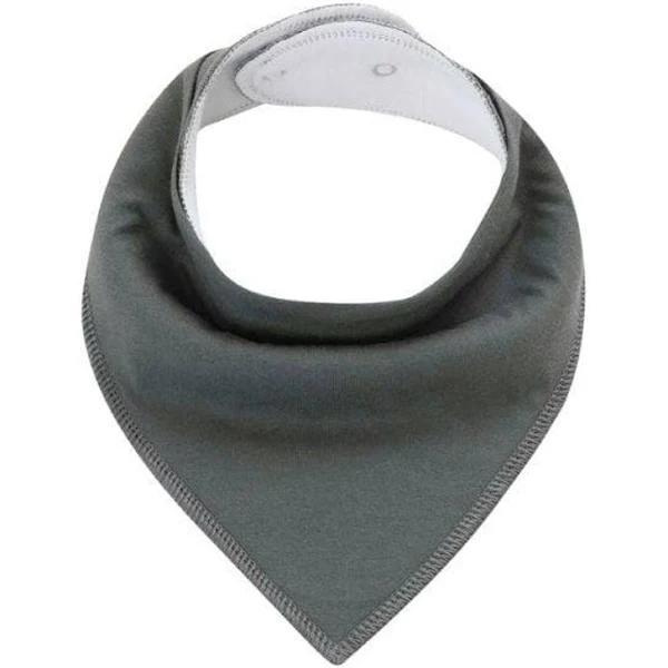 Bespoke Baby - Steel Grey Bandana Bib