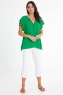 Kingston Blouse - Green - Betty Basics 8 / Green