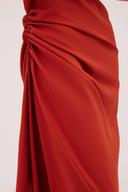 Bianca Spender Rust Satin Crosby Dress | Showroom-X 1 / Rust