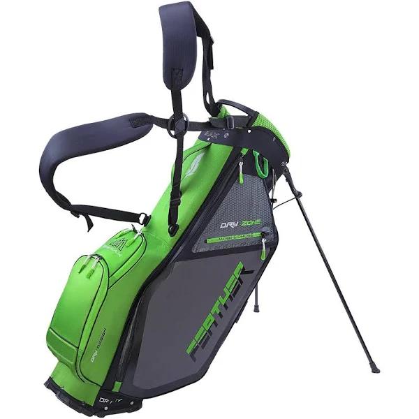 Big Max Dri Lite Feather Golf Stand Bag Lime/Black/Charcoal