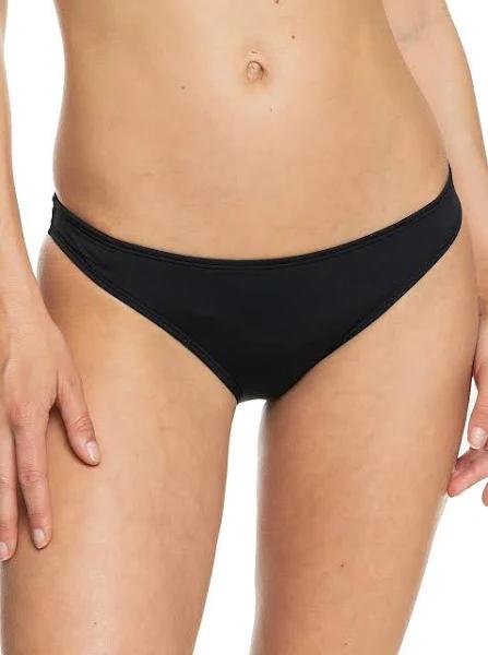 Bikini Bottoms Roxy Beach Classics Moderate Black Women - XS