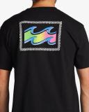 Billabong Men's Crayon Wave Short Sleeve Tee Shirt - Off White | Cotton - Swimoutlet.com