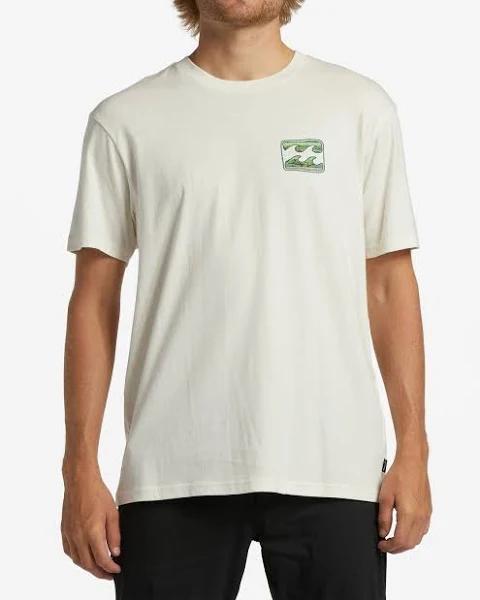 Billabong | Men's Crayon Wave T-Shirt - White- Size XS at Official Billabong Store