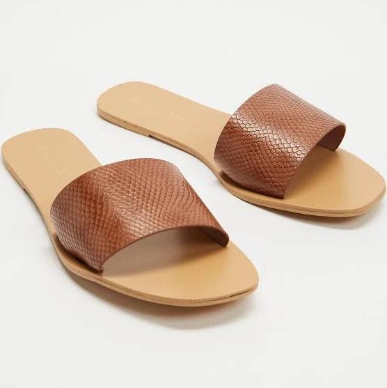 Billini - Women's Sandals - Henrik - Dark Tan Scale, 6