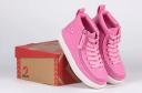 Billy Footwear Girl's Sneaker Pink & White Classic D|R Hi-Top Sneaker Toddler 7