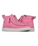 Billy Footwear Girl's Sneaker Pink & White Classic D|R Hi-Top Sneaker Toddler 7