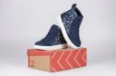 Billy Navy Space Classic Lace High Adaptive Shoes (Easy on/off) - Navy 10 Toddler Boys