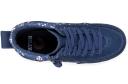 Billy Navy Space Classic Lace High Adaptive Shoes (Easy on/off) - Navy 9 Toddler Boys