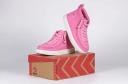 Billy Pink Classic Kids High Top Adaptive Sneaker (EasyOn) - Pink 11 Little Kid Girls