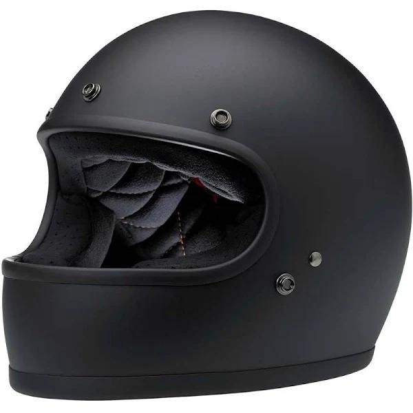 Biltwell Gringo Ece Flat Black Helmet - M
