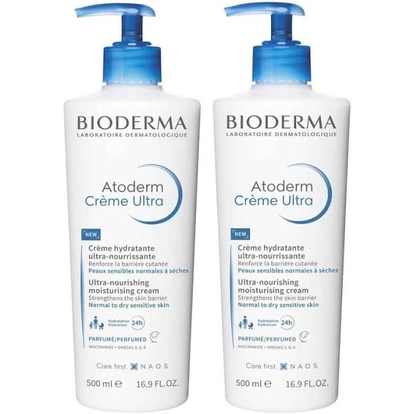 Bioderma Atoderm Ultra Nourishing Cream 2x500ml