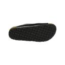 Birkenstock Adult Arizona SFB Grey Leather Slides Sandals