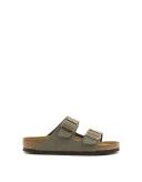 Birkenstock - Arizona Birko-Flor BirkiBuc Sandal - Stone - 36 EU